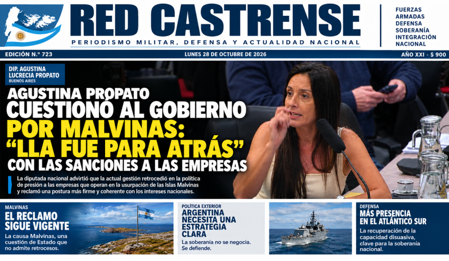 AGUSTINA PROPATO CUESTIONÓ AL GOBIERNO POR MALVINAS: “LLA FUE PARA ATRÁS” CON LAS SANCIONES A LAS EMPRESAS